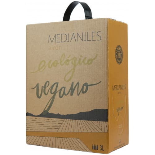 Вино "Airen Medianiles" біл.сух 3л 12% (Іспанія, Ла Манча, ТМ "Medianiles")