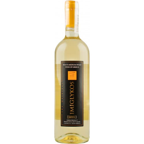 Вино "IMIGLIKOS WHITE" біл.н/сол 0,75л 11% (Греція, ТМ "IMIGLIKOS")