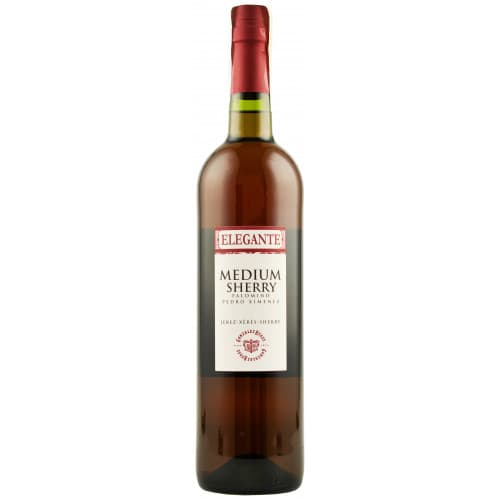 Херес "Elegante Medium Sherry Ado." біл.н/сол 0,75л 17% (Іспанія,Херес де ля Фронтера,TM "Elegante")
