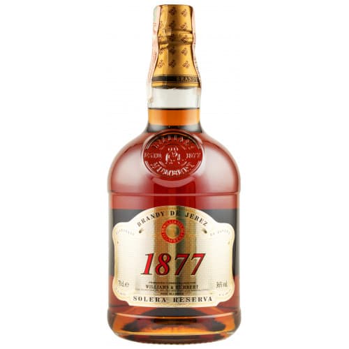 Бренді "1877 Solera Reserva" 0,7л 36% (Іспанія, Херес де ля Фронтера, TM "M.Misa Solera")