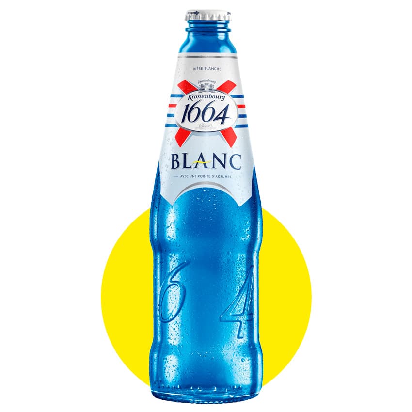 Пиво "Kronenbourg 1664 Blanc" нефільтроване 0,46л 4,8%