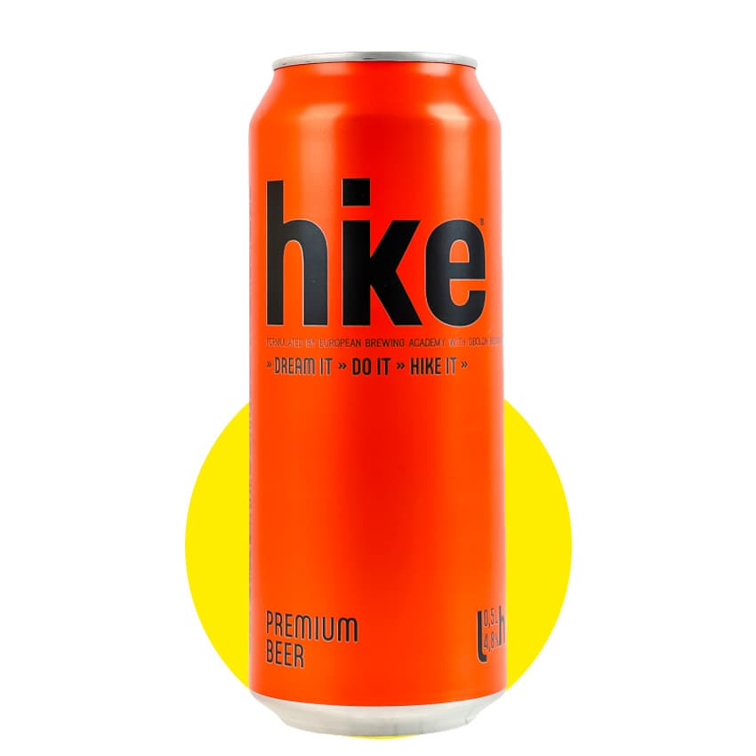 Пиво "Hike Premium" світле 0,5л 4,8% ж/б
