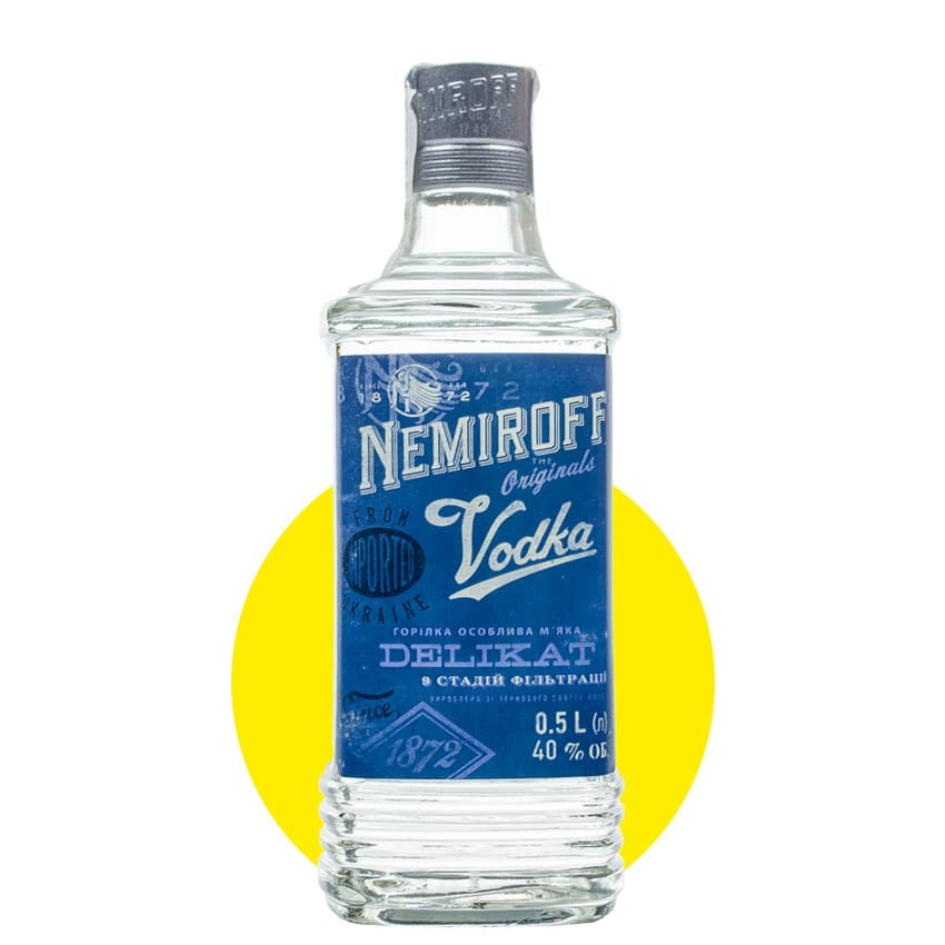 Горілка "Nemiroff" Делікат м'яка штоф 0,5л 40%