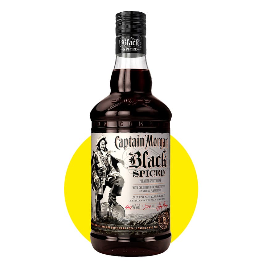 Ром "Captain Morgan Spiced Black" 0,7л 40%