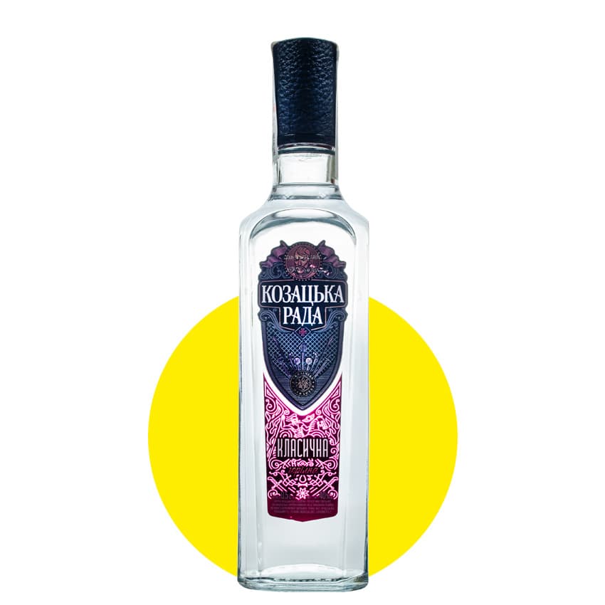 Горілка "Козацька Рада" Класична 0,5л 40%