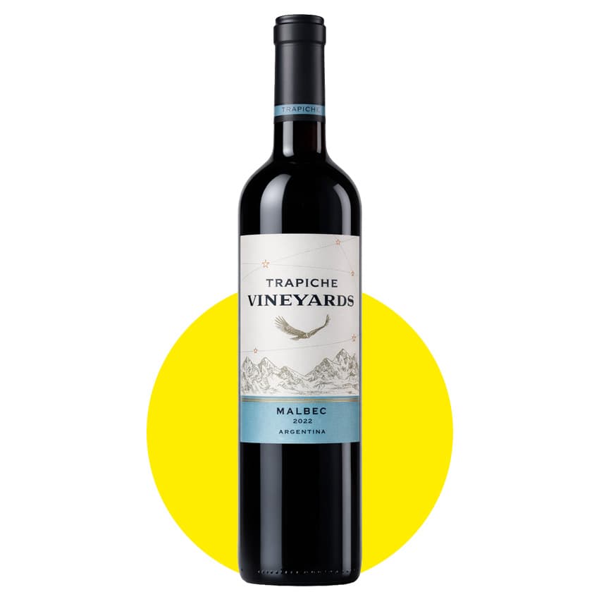 Вино "Trapiche Vineyards Malbec" червоне сухе 0,75л 13%