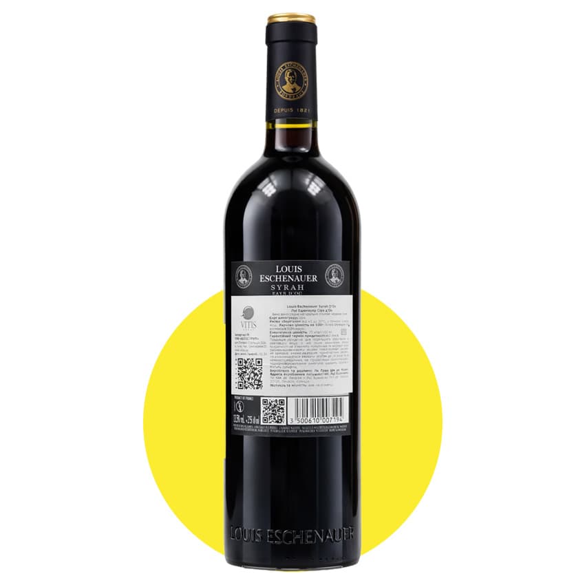 Вино "Louis Eschenauer Syrah" червоне сухе 0,75л 12,5%
