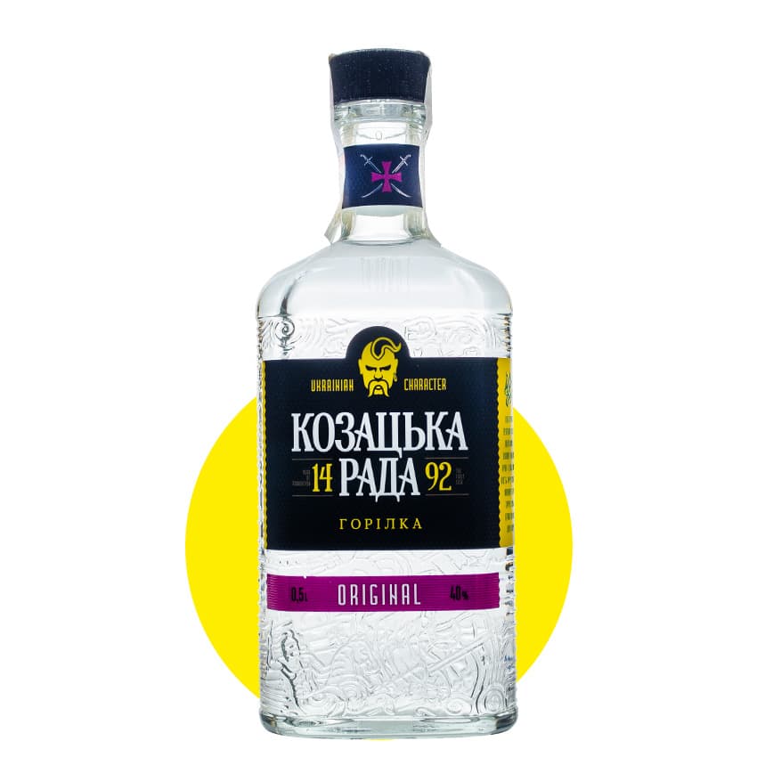 Горілка "Козацька Рада" Оригінальна 0,5л 40%
