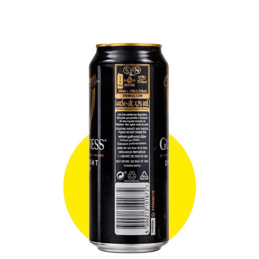 Пиво "Guinness Draught" темне 0,44л 4,1% ж/б