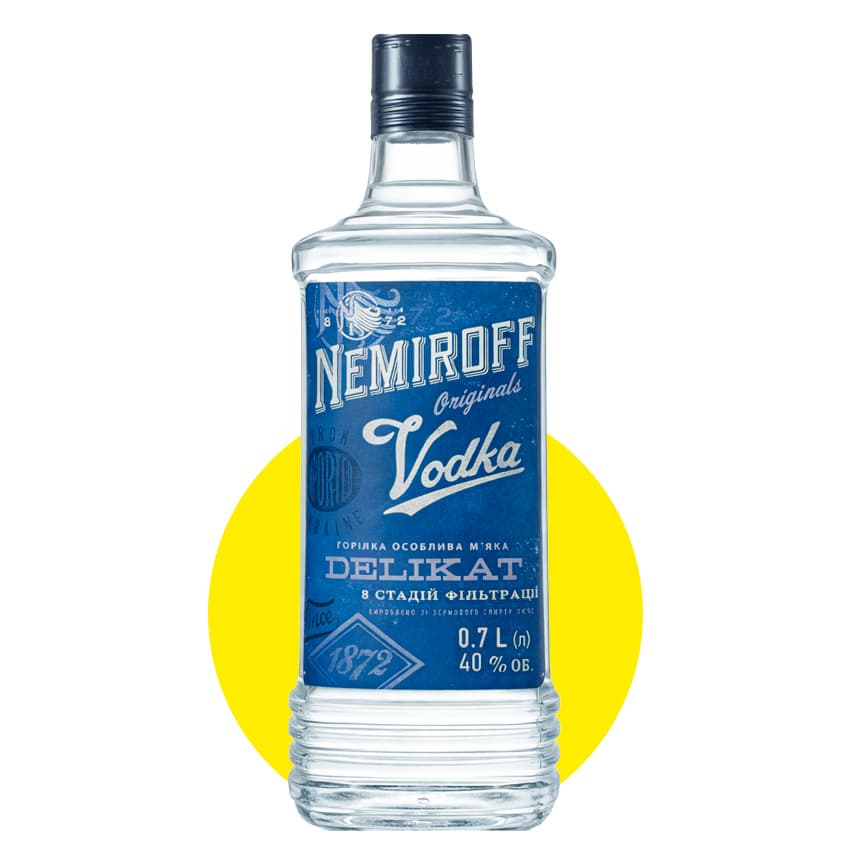 Горілка "Nemiroff" Делікат м'яка 0,7л 40%