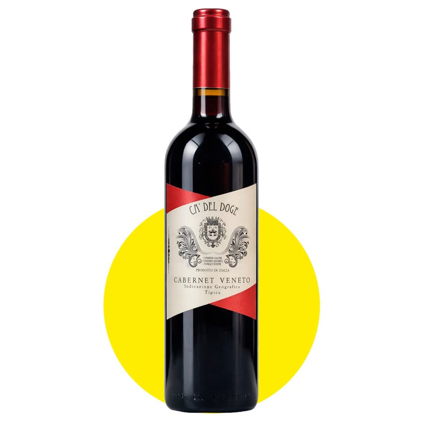 Вино "Tombacco Ca´ del Doge Cabernet Veneto" червоне сухе 0,75л 11%