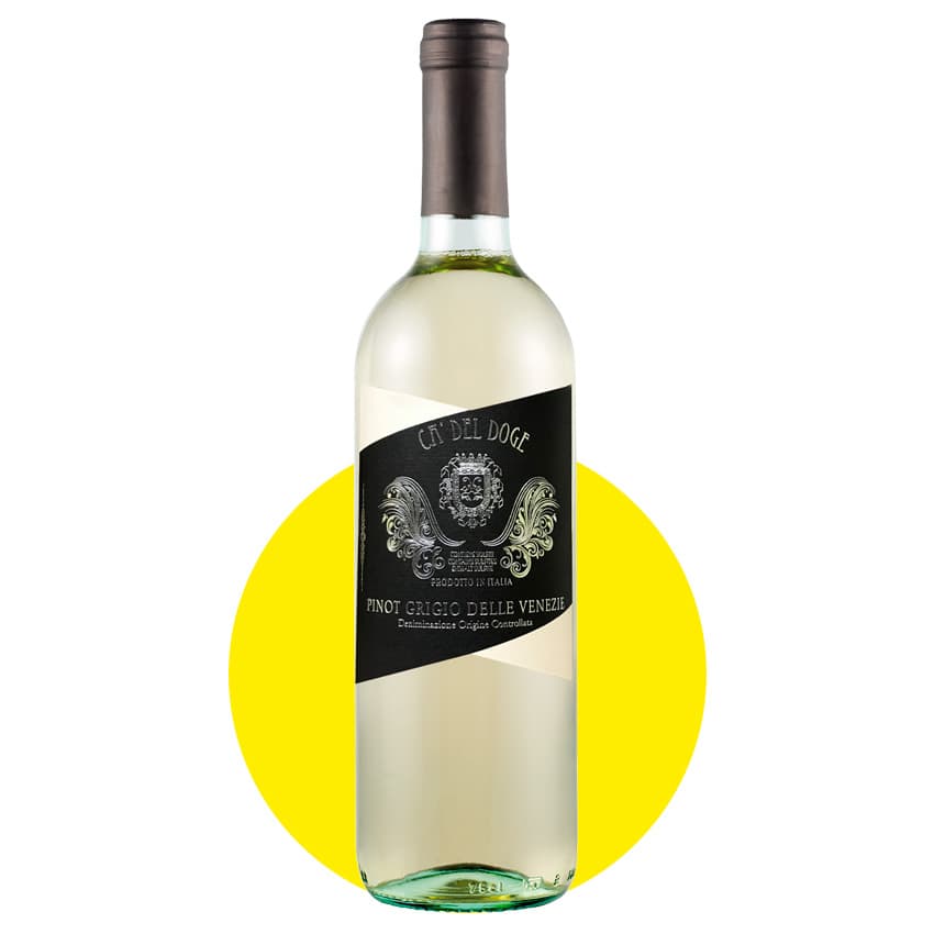 Вино "Tombacco Ca´ del Doge Pinot Grigio delle Venezie" біле сухе 0,75л 12%