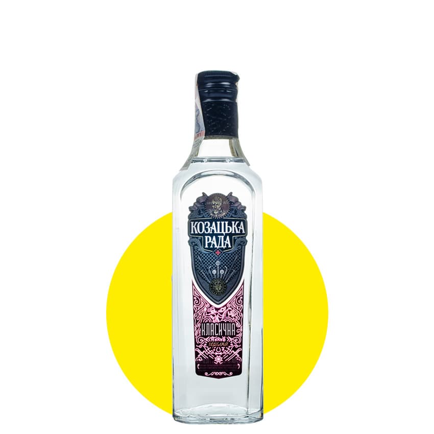 Горілка "Козацька Рада" Класична 0,37л 40%