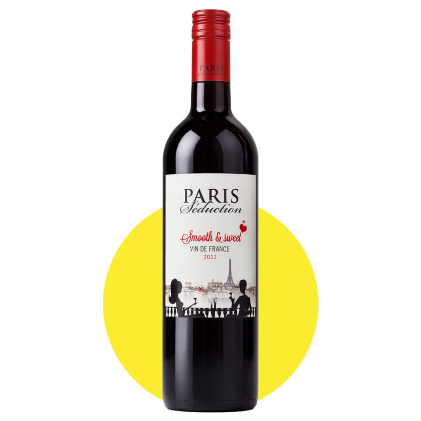 Вино "Paris Seduction" червоне солодке 0,75л 12%