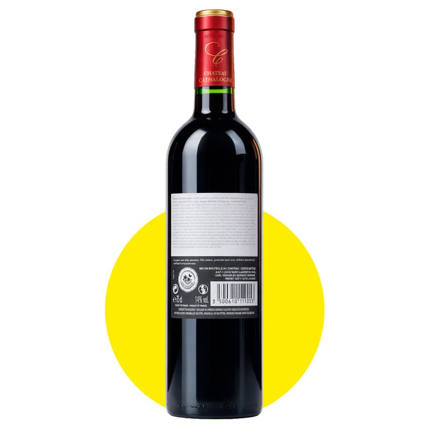 Вино "Chateau de Cathalogne" червоне сухе 0,75л 13%