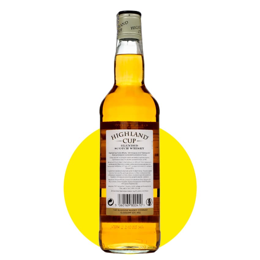 Віскі "Highland Cup Scotch Whisky" 0,7л 40%
