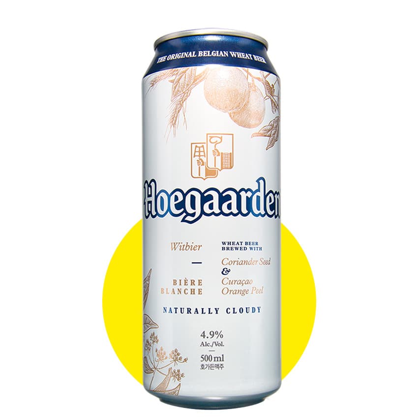 Пиво "Hoegaarden White" нефільтроване 0,5л 4,9% ж/б