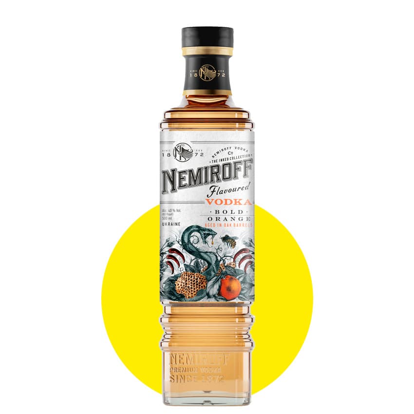 Настоянка "Nemiroff" Терпкий Помаранч De Luxe 0,5л 40%