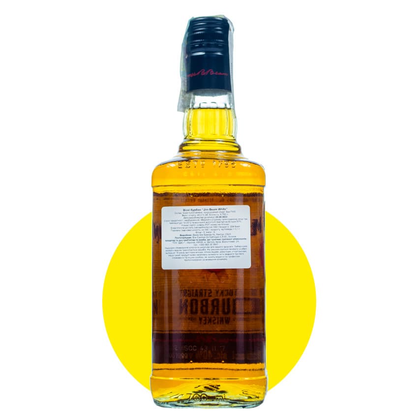Бурбон "Jim Beam" White 0,7л 40%