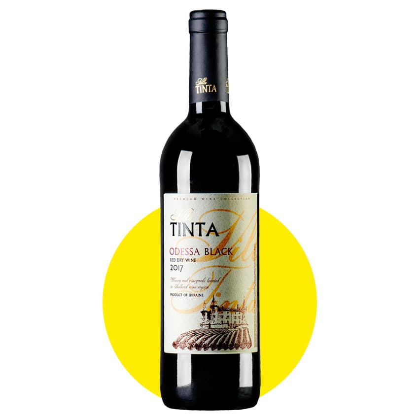 Вино "Villa Tinta Odessa Black" червоне сухе 0,75л 11-13%