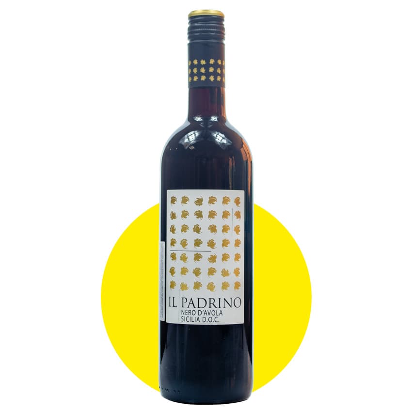 Вино "Il Padrino Nero D' Avola" червоне сухе 0,75л 13%