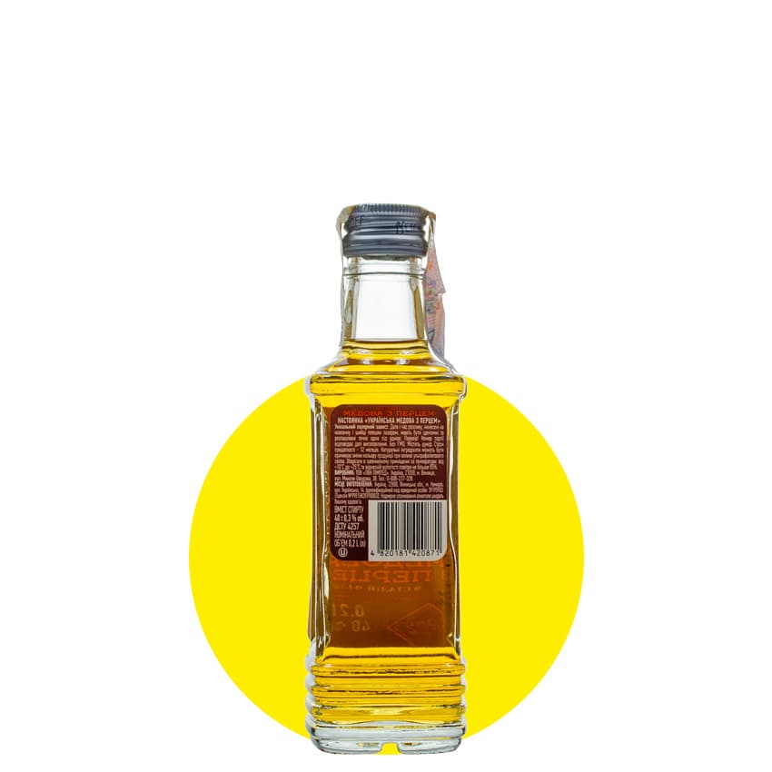 Настоянка Nemiroff "Українська медова с перцем" штоф 0,2л 40%