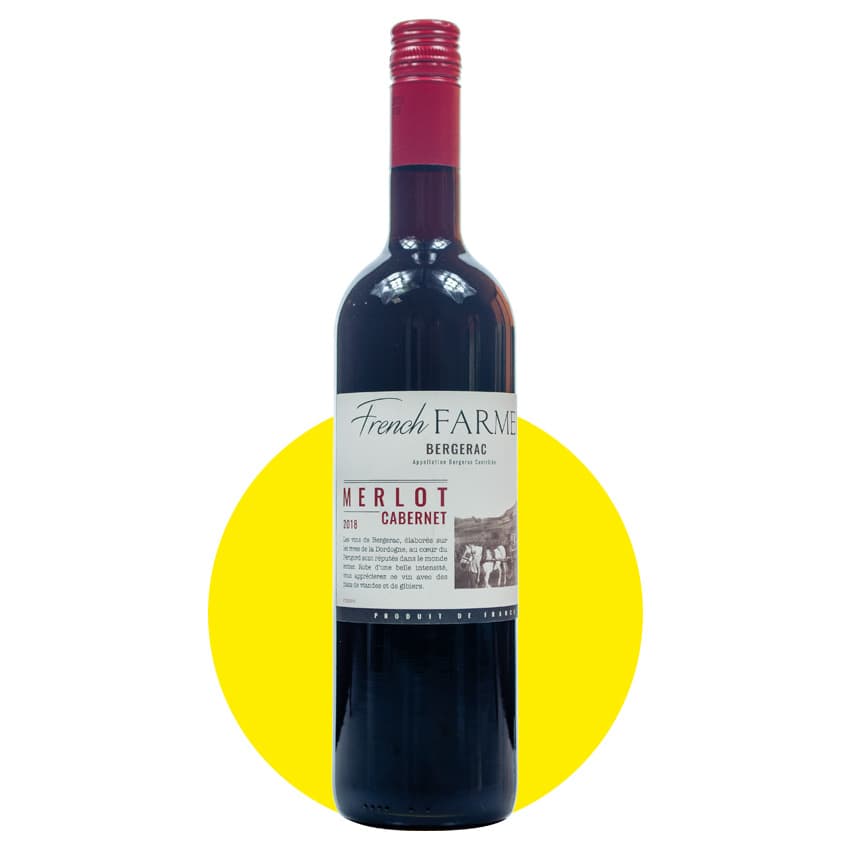 Вино "French Farmer Merlot Cabernet" червоне сухе 0,75л 13,5%