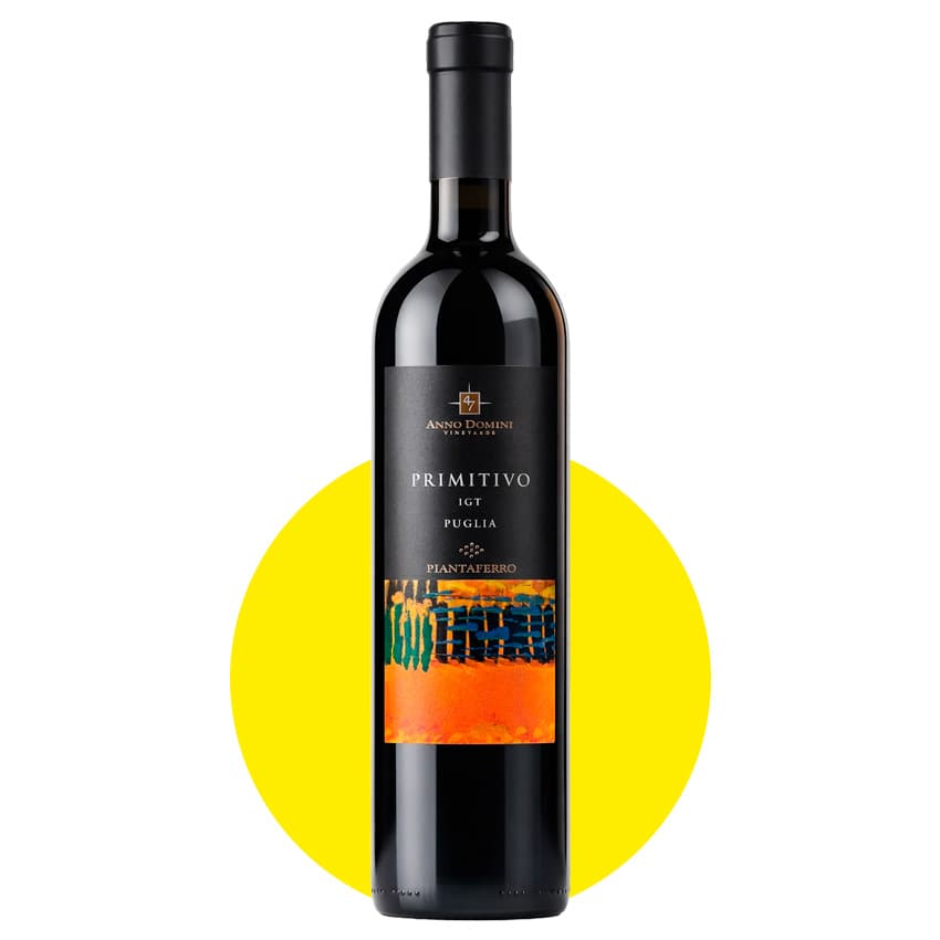Вино "Piantaferro Primitivo" червоне сухе 0,75л 13,5%
