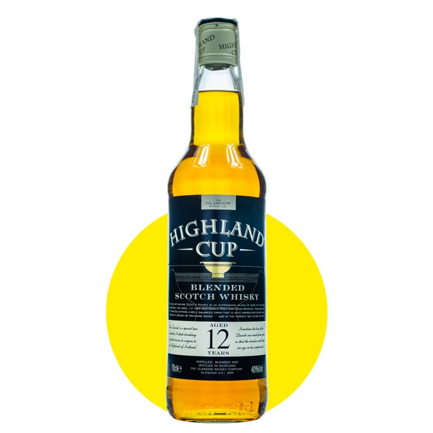 Віскі "Highland Cup Scotch Whisky" 12 років 0,7л 40%