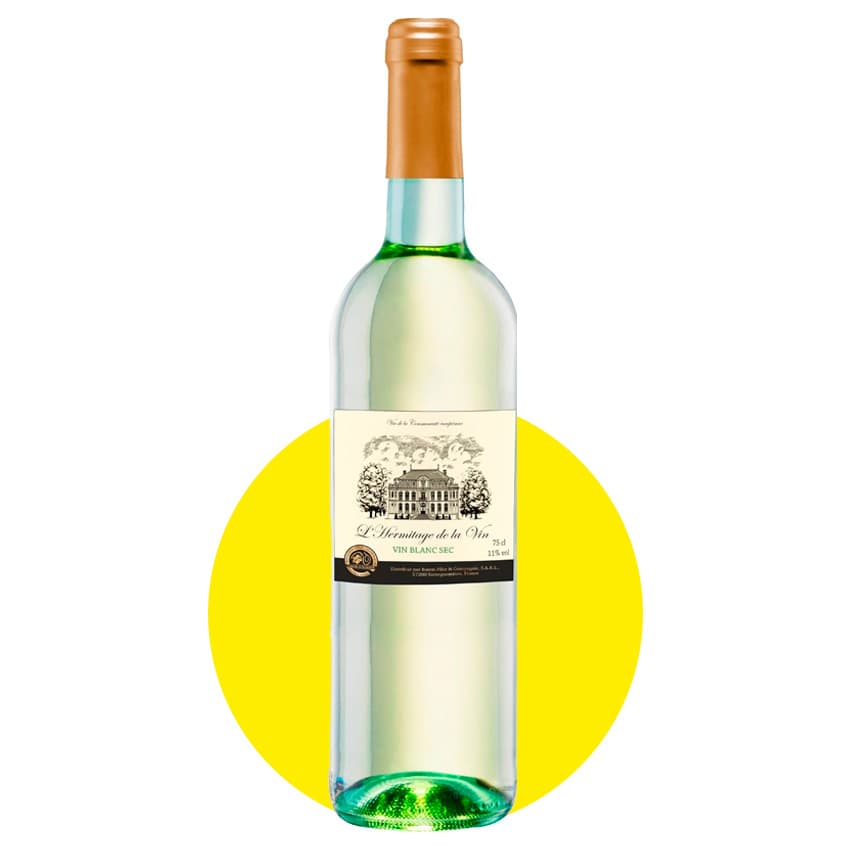 Вино "L'Hermitage de la Vin" біле сухе 0,75л 11%