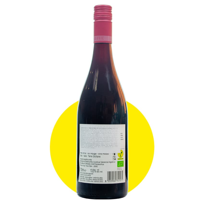 Вино "Vinorganic Merlot BIO" червоне сухе 0,75л 13%