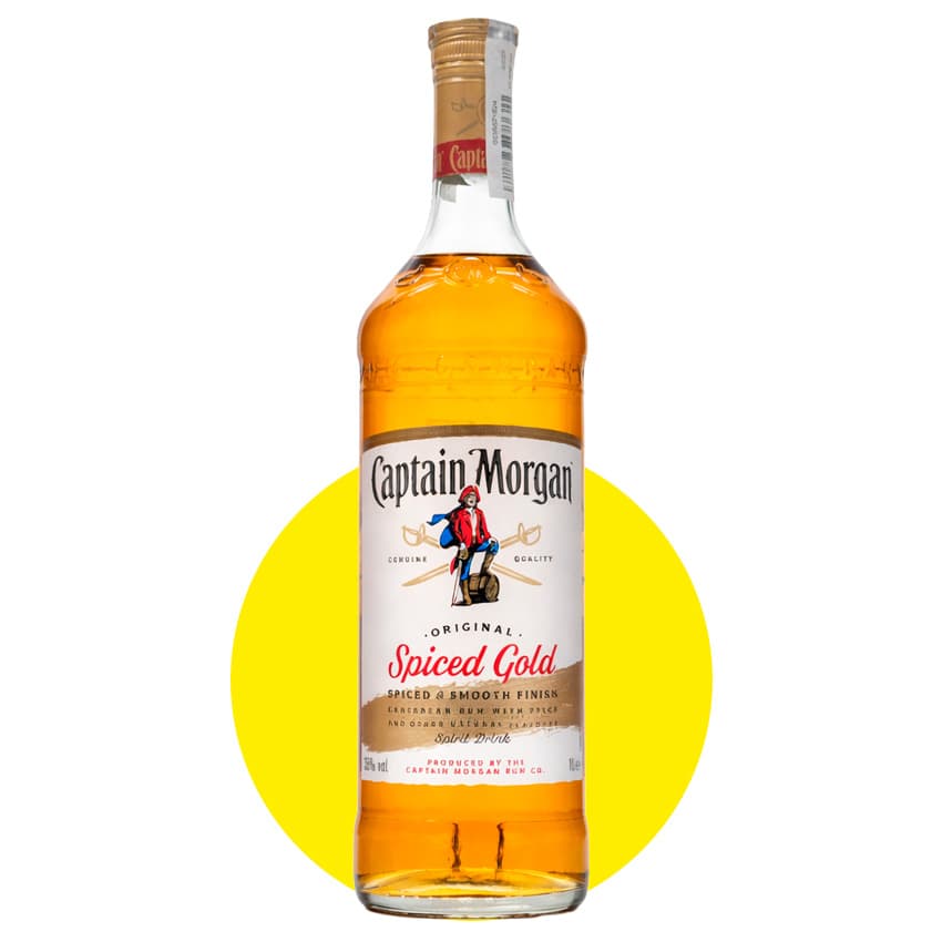 Ром "Captain Morgan Spiced Gold" 1л 35%