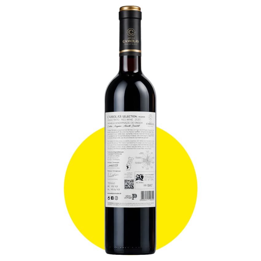 Вино "Camolas Selection Reserve" червоне сухе 0,75л 14%
