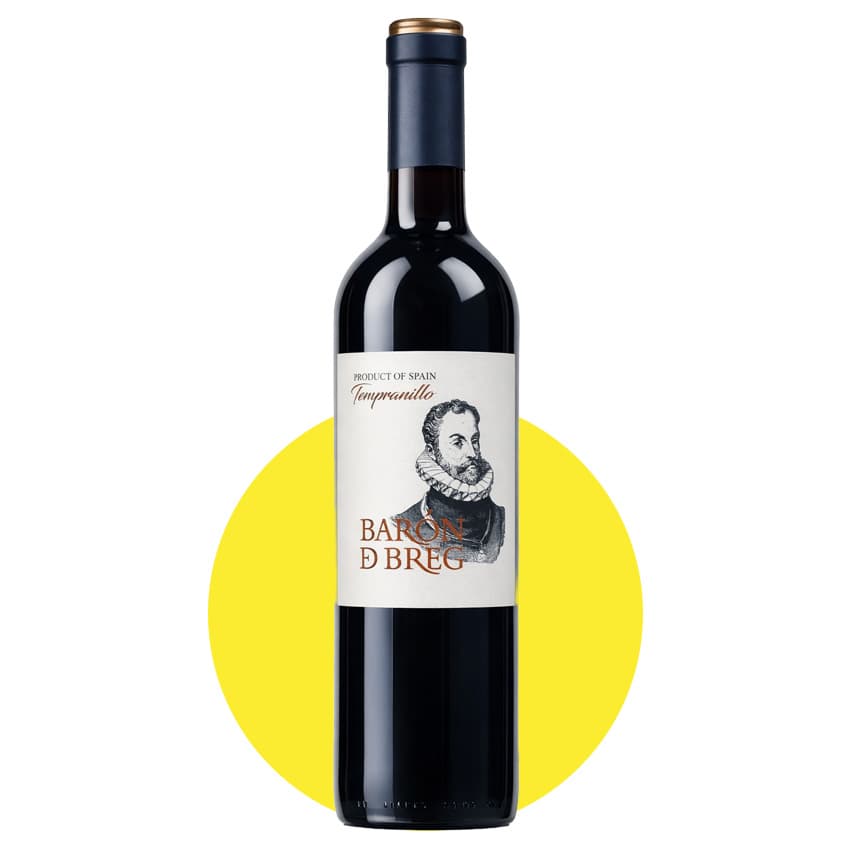 Вино "Baron de Breg Tempranillo" червоне сухе 0,75л 13%