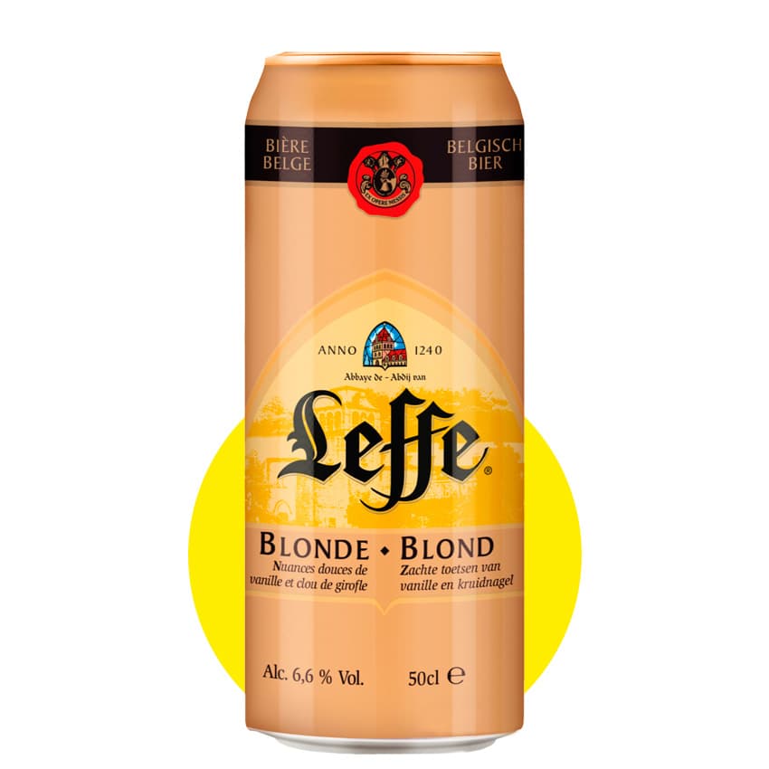 Пиво "Leffe Blonde" світле 0,5л 6,6% ж/б