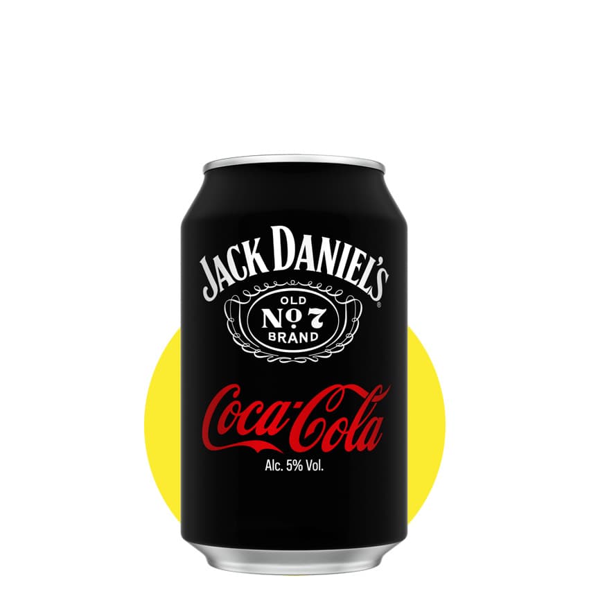 Напій слабоалкогольний "Jack Daniel's Whiskey-Cola" 0,33л 5% з/б