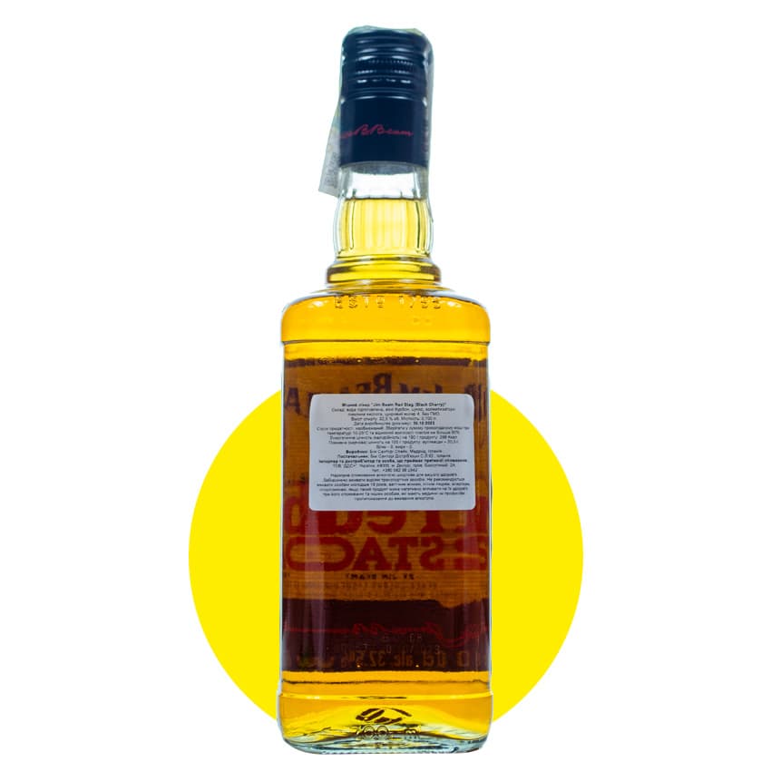 Бурбон "Jim Beam" Red Stag Black Cherry 0,7л 32,5%