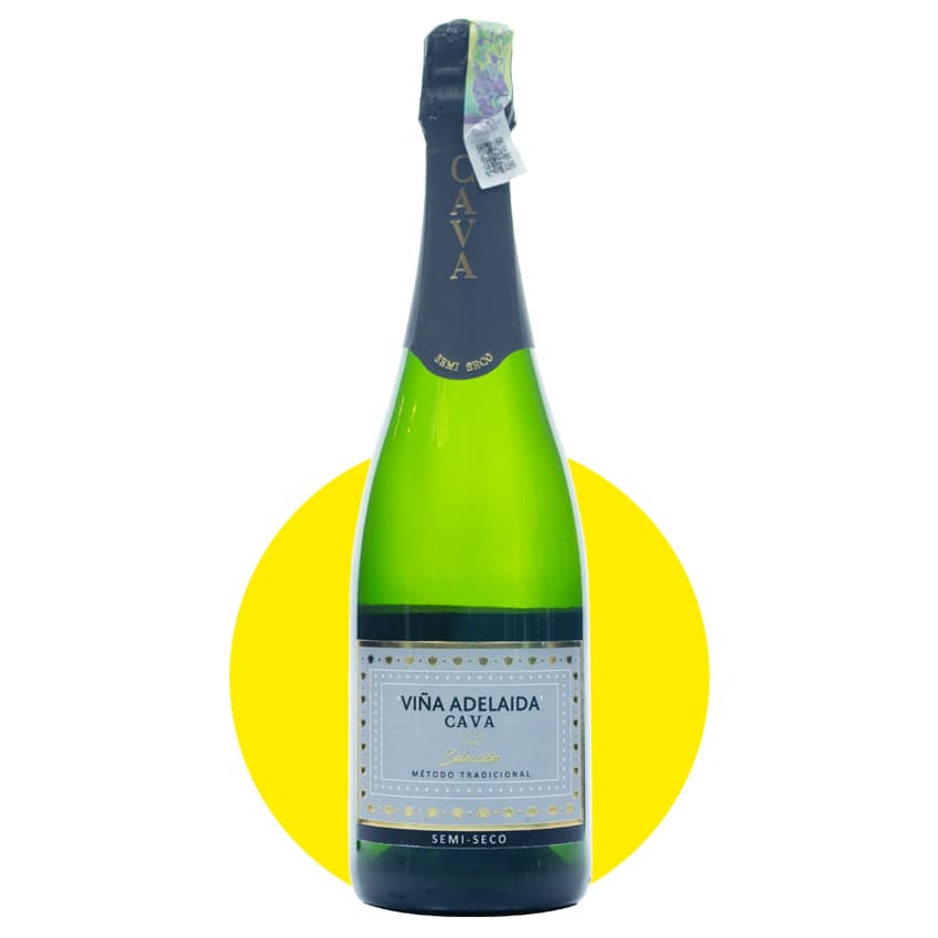 Вино ігристе "Adelaida Cava" біле напівсухе 0,75л 11,5%