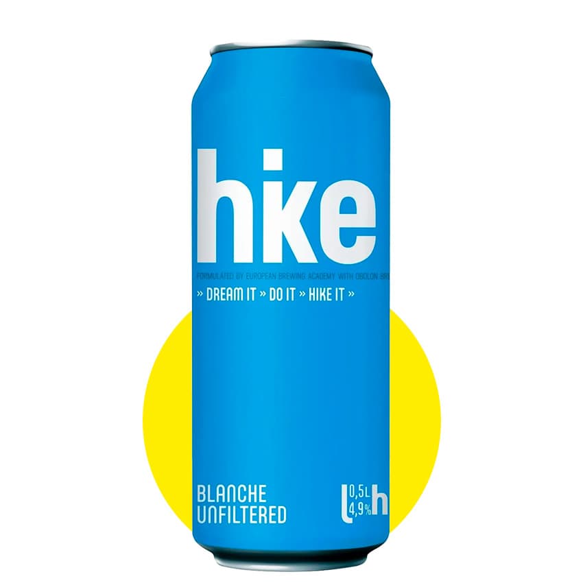 Пиво "Hike Blanche" нефільтроване 0,5л 4,9% ж/б
