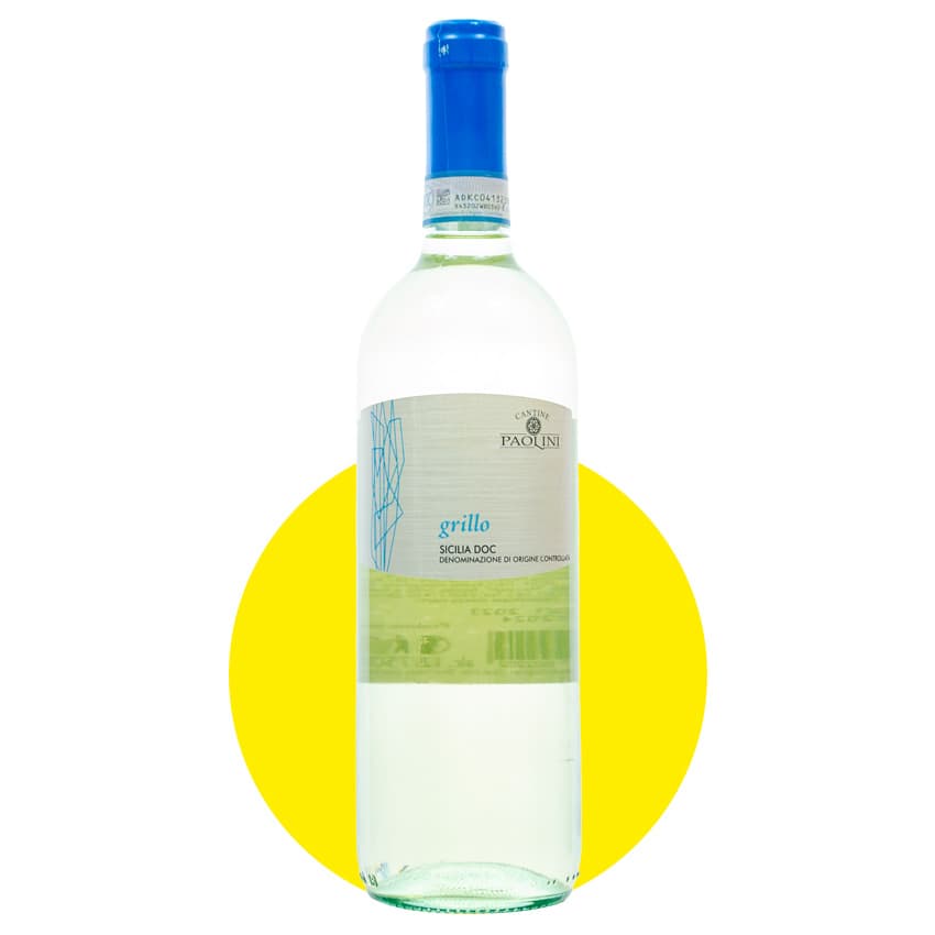 Вино "Cantine Paolini Zizza Grillo" біле сухе 0,75л 12%