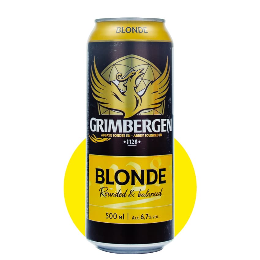 Пиво "Grimbergen Blonde" світле 0,5л 6,7% ж/б