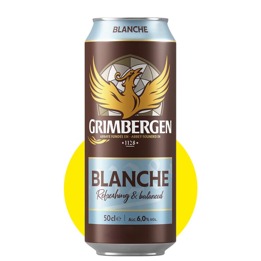 Пиво "Grimbergen Blanche" нефільтроване 0,5л 6% ж/б