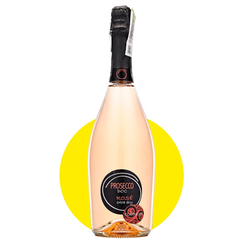 Вино ігристе "Costaross Prosecco Rose" рожеве сухе 0,75л 11%