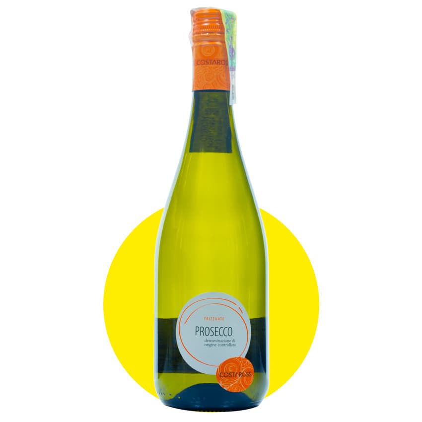 Вино напівігристе "Costaross Prosecco Frizzante" біле сухе 0,75л 10,5%