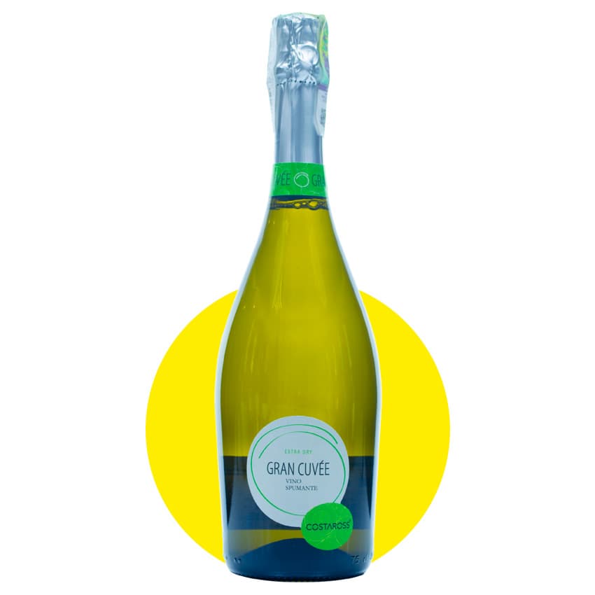 Вино ігристе "Costaross Gran Cuvee Spumante" біле сухе 0,75л 11%