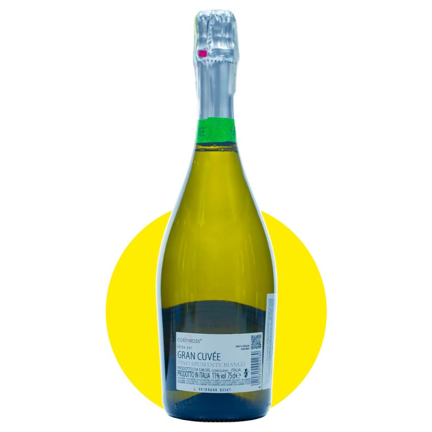 Вино ігристе "Costaross Gran Cuvee Spumante" біле сухе 0,75л 11%