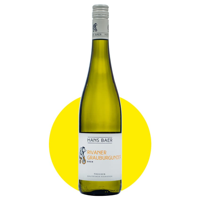 Вино "Hans Baer Rivaner Grauburgunder" біле сухе 0,75л 11,5%