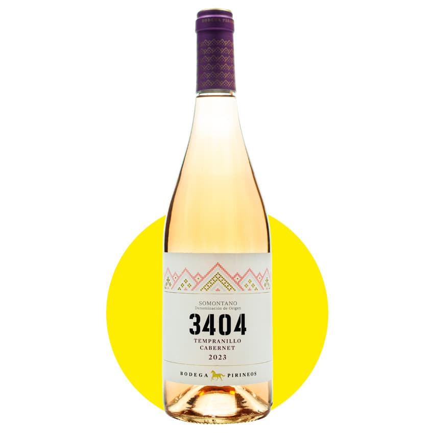 Вино "3404 Pirineos Rosado" рожеве сухе 0,75л 13,5%