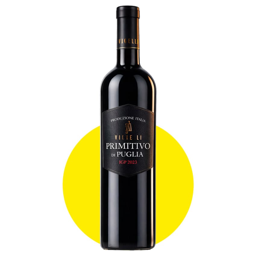Вино "Vionelli Primitivo Di Puglia" червоне напівсухе 0,75л 13,5%