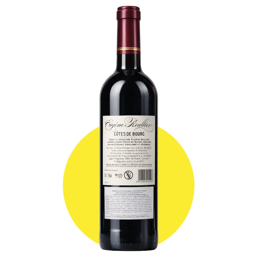 Вино "Eugene Reulier Chateau Cotes de Bourg" червоне сухе 0,75л 12,5%
